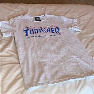 Thrasher American flames tee